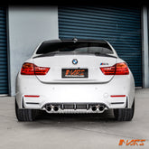 M Performance Style Carbon Fibre Rear Bumper Bar Diffuser Bodykit for BMW F80 M3 & F82 F83 M4 2014 - 2020 - Mars Performance
